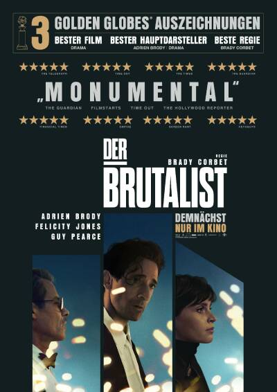 Filmplakat der Brutalist 